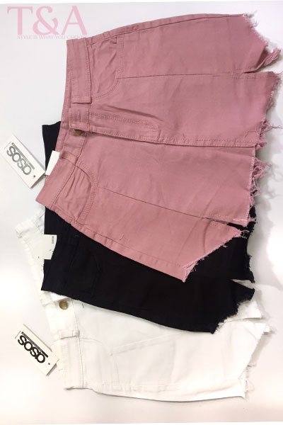 Quần short jeans giả váy