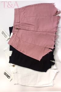 Quần short jeans giả váy