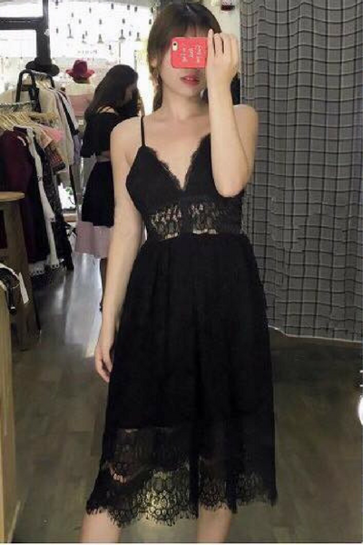 ĐẦM MAXI REN 2 DÂY 